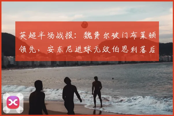 英超半场战报：魏费尔破门布莱顿领先，安东尼进球无效伯恩利落后
